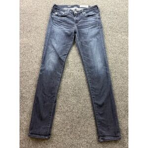 AG Adriano Goldschmied The Stilt Cigarette Leg Jeans Dark Wash 25R